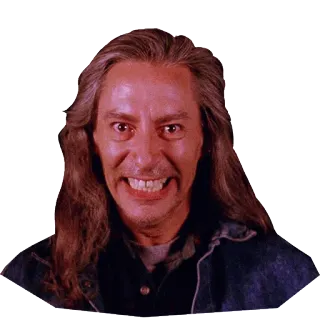 😁 Bob Twin Peaks malvagio, inquietante, cattivo, spaventoso, horror telegram sticker