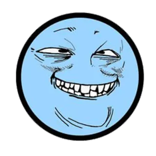 😀 meme, smug, face, expression, funny, internet telegram sticker