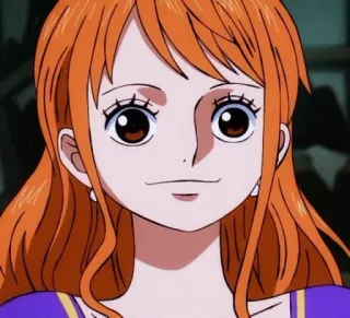 🧡 Nami One Piece 애니메이션, 원피스, 나미, 만화 telegram sticker