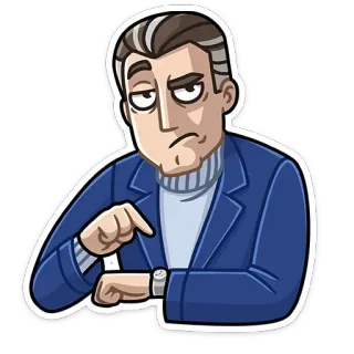 Стар и Млад :: @TgSticker telegram stickers