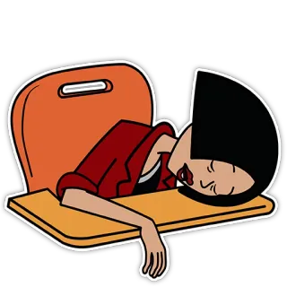 😴 Daria Morgendorffer Daria Daria, dibujos animados, aburrido/a, durmiendo, cansado/a whatsapp sticker