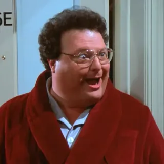 😃 Newman Seinfeld Newman, Seinfeld, personaje, serie TV, comedia telegram sticker