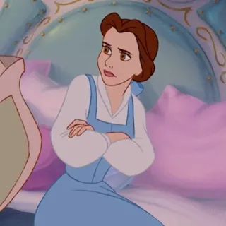 🥀 Belle Beauty and the Beast belle, beauty and the beast, disney, princess, cartoon telegram sticker