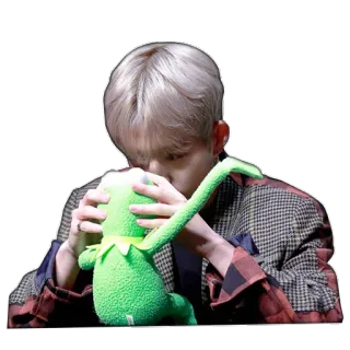 😔 Kermit the Frog Kermit, katak, boneka, imut, boneka telegram sticker