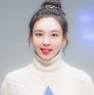 😝 Nayeon kpop, twice, nayeon, singer, idol, asian, woman telegram sticker