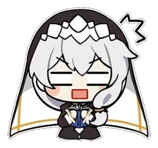 😦 Аниме, Мультфильм, Стикер, Персонаж, Милый, Выражение whatsapp sticker