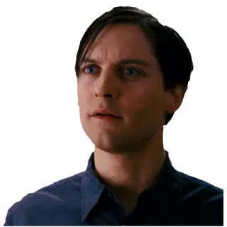 😮 Peter Parker Spider-Man Peter Parker, Spider-Man, Toby Maguire, Homme, Film, Super-héros telegram sticker