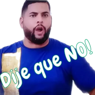😡 Dije que NO! нет, отказ, выражение, запрет, несогласие, испанский telegram sticker
