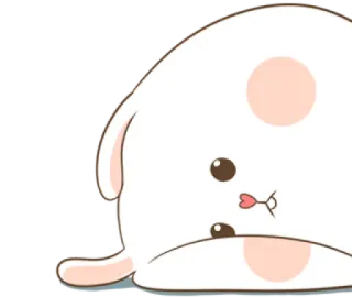 😌 hoạt hình, động vật, dễ thương, nhãn dán, blob, kawaii, blob động vật telegram sticker