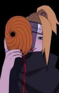 🕸️ Deidara Naruto anime, naruto, deidara, akatsuki, manga, character telegram sticker