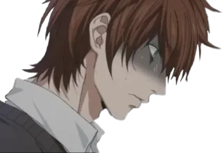 😰 Anime, Triste, Molesto, Hombre telegram sticker
