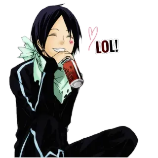😂 LOL! Anime, Personaje, Lol, Bebida telegram sticker
