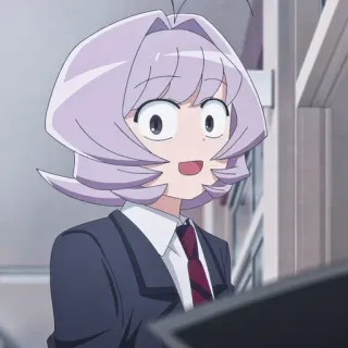 😀 Komi Shouko Komi Can't Communicate アニメ, 古見さん, 古見さんは、コミュ症です。, 古見硝子, かわいい, 制服 telegram sticker