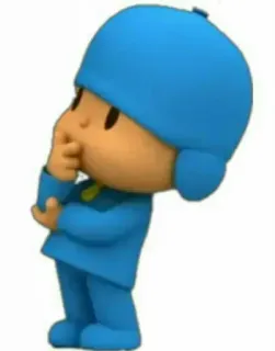 💙 Pocoyo pocoyo, мультфильм, персонаж, ребенок telegram sticker
