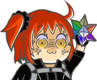 💰 Anime, Manga, Mignon, Colérique, Dessin animé, Dessin telegram sticker