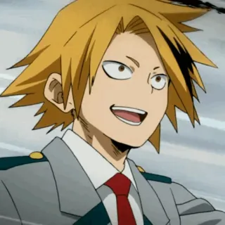 ⚡️ Denki Kaminari My Hero Academia Anime, My Hero Academia, Denki Kaminari, MHA, Personaje whatsapp sticker
