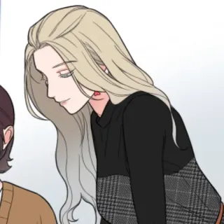 ♥️ mulher, desenho animado, ilustração, menina, desenho, personagem, retrato telegram sticker