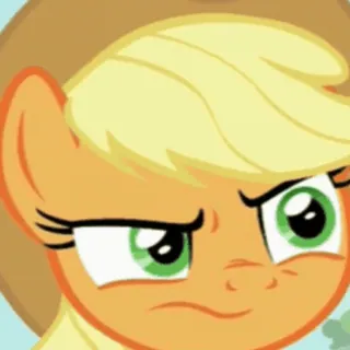 😤 Applejack My Little Pony Cartoon, Pony, Niedlich, Meme, Animation telegram sticker