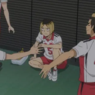 🏐 Kozume Kenma Haikyuu Anime, Volleyball, Kenma, Haikyu!!, Sport telegram sticker
