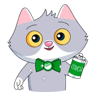 СберКот и его Вселенная @TgSticker telegram stickers