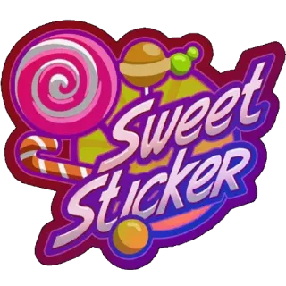 😄 Sweet Sticker Süßigkeiten, süß, Lutscher, Aufkleber, Essen telegram sticker