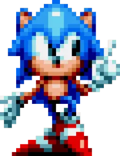 ☝️ Sonic video game character, hedgehog, sonic, sonic the hedgehog telegram sticker