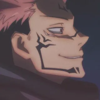 👺 Ryomen Sukuna Jujutsu Kaisen 动漫, 漫画, 宿傩, 咒术回战, 咒灵 telegram sticker
