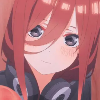 💙 anime, girl, cute, headphones, manga telegram sticker