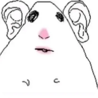 👂 Stare Rat Memes telegram sticker