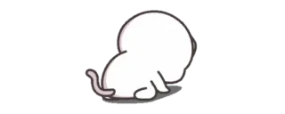 ✨ gatto, triste, seduto whatsapp sticker