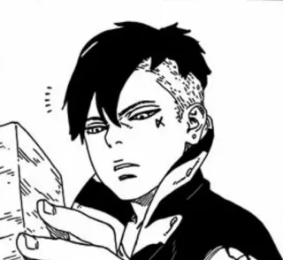 🪐 Kawaki Boruto 动漫, 漫画, 博人传, 川木, 角色, 插画 telegram sticker