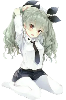 😁 Gadis anime, Seragam sekolah, Kartun, Lucu, Remaja telegram sticker