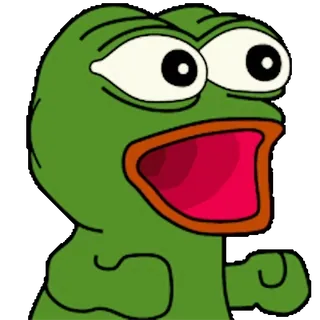 🥳 Pepe the Frog Pepe, rana, meme, internet whatsapp sticker