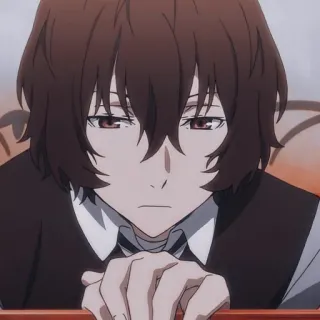 📜 Osamu Dazai Bungou Stray Dogs Anime, Osamu Dazai, Bungou Stray Dogs, Dazai, BSD telegram sticker