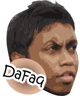 😖 DaFaq Meme, Expresión, Pregunta, Internet, Confundido, Dudoso whatsapp sticker