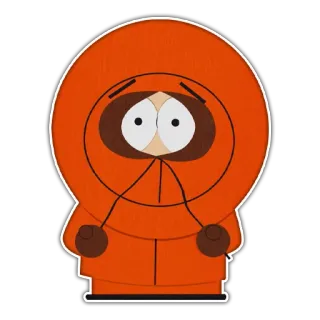 😱 Kenny McCormick South Park Dessin animé, Série TV, Kenny, South Park telegram sticker