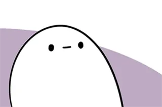 🥚 ovo, fofo, simples, desenho animado, minimalista telegram sticker