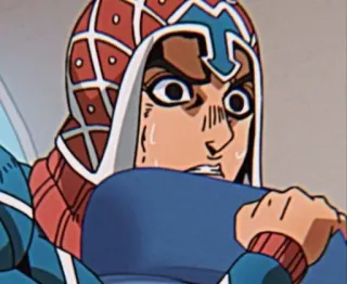 😰 Guido Mista JoJo's Bizarre Adventure Anime, Manga, Jojo, Jojo's Bizarre Adventure, Guido Mista telegram sticker