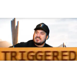🤯 TRIGGERED triggerato, reazione, meme, slang internet telegram sticker