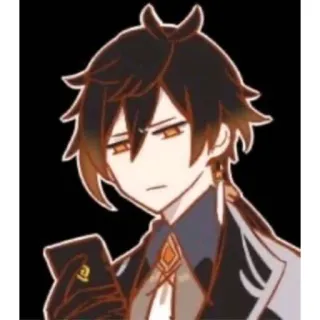 😑 Zhongli Genshin Impact Genshin Impact, Чжун Ли, Видеоигра, Персонаж, Аниме, Фанатское творчество telegram sticker
