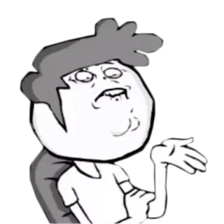 😲 Cartoon, Figur, Ausdruck, Illustration, Animation telegram sticker