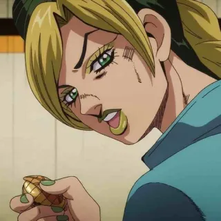 🧃 Jolyne Cujoh JoJo's Bizarre Adventure Anime, Jojo, Stone Ocean, Jolyne, Manga, Karakter telegram sticker