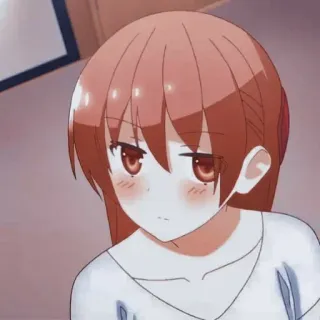 ❤️ animé, fille, dessin animé, personnage telegram sticker