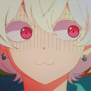 😨 Anime, Dibujos animados, Personaje, Lindo, Expresión telegram sticker