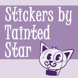 😎 Stickers by
Tainted Star 스티커, 고양이, 외알안경, 로고 telegram sticker