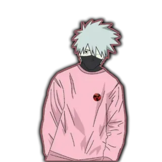 😐 Kakashi Naruto 카카시 하타케, 나루토, 애니메이션, 만화, 닌자, 사륜안 telegram sticker