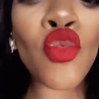 ๐ lips, kiss, red, makeup, beauty whatsapp sticker