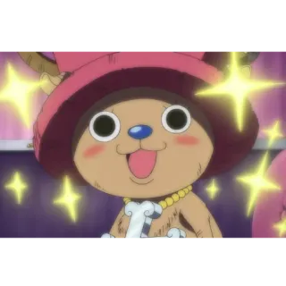 ✨ Tony Tony Chopper One Piece Anime, One Piece, Tony Tony Chopper, Desenho animado telegram sticker