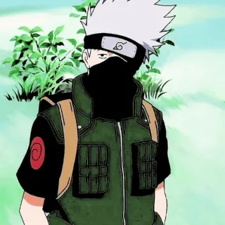 🗡️ Kakashi Naruto anime, kakashi, naruto, character, ninja telegram sticker