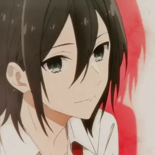 ❤ Izumi Miyamura Horimiya Anime, Manga, Süß, Schule, Junge, Schüler telegram sticker